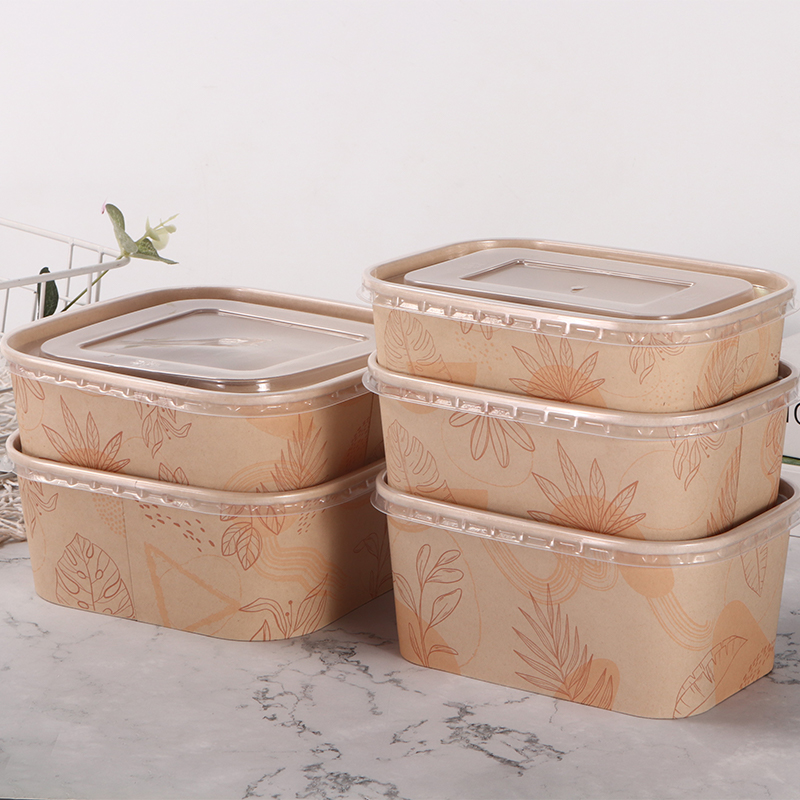 Papierová miska obdĺžniková a štvorcová